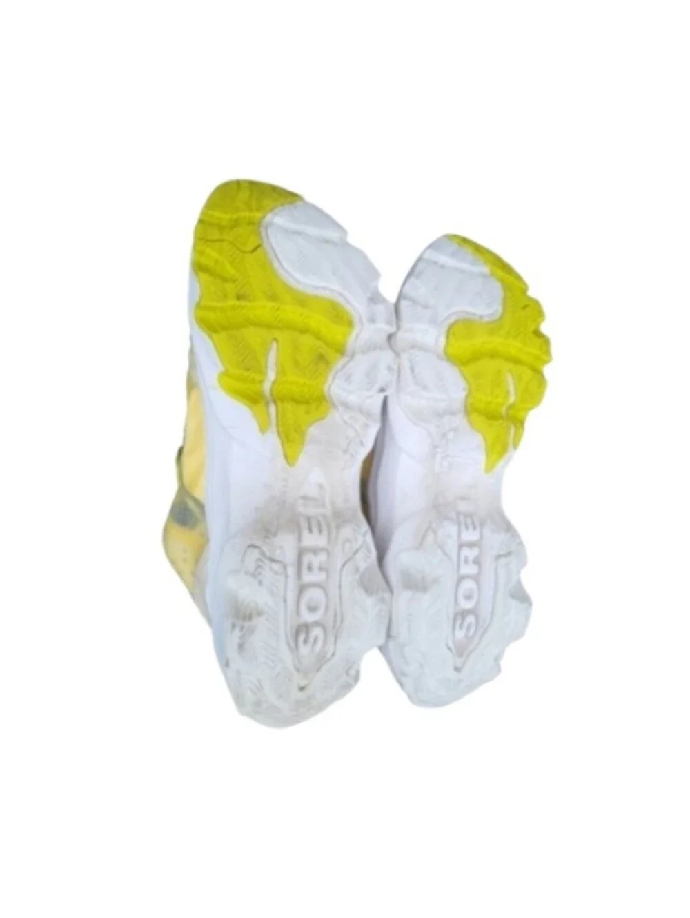 Sorel Kinetic Breakthru Breakthrough Yellow Gold Athletic Outdoor Sneaker Shoe 9